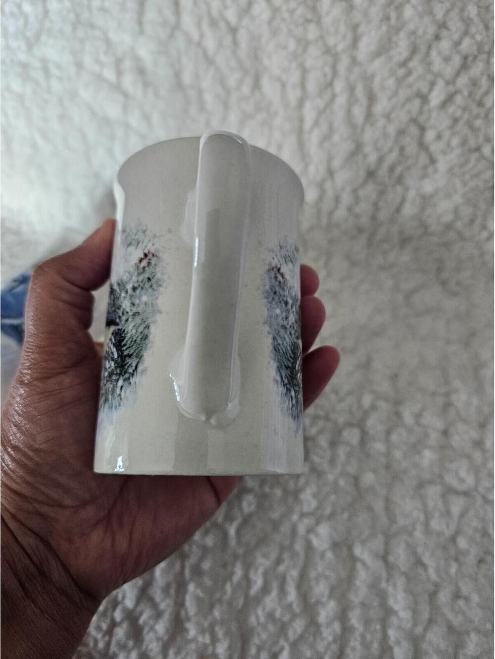 (Set of 2) Vintage Designpac Beautiful Bird Coffee Tea Mug Cup White 4" Ceramic - Picture 11 of 13